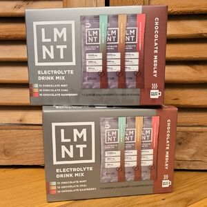 LMNT Electrolyte Drink Mix Chocolate Medley (2) 30 Count Boxes